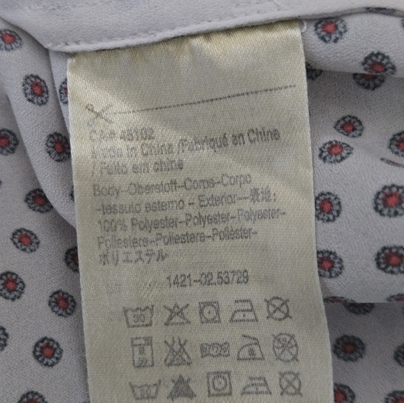 Scotch And Soda/ Maison Scotch Paisley Print Women's Top. Size Small - Picture 15 of 15